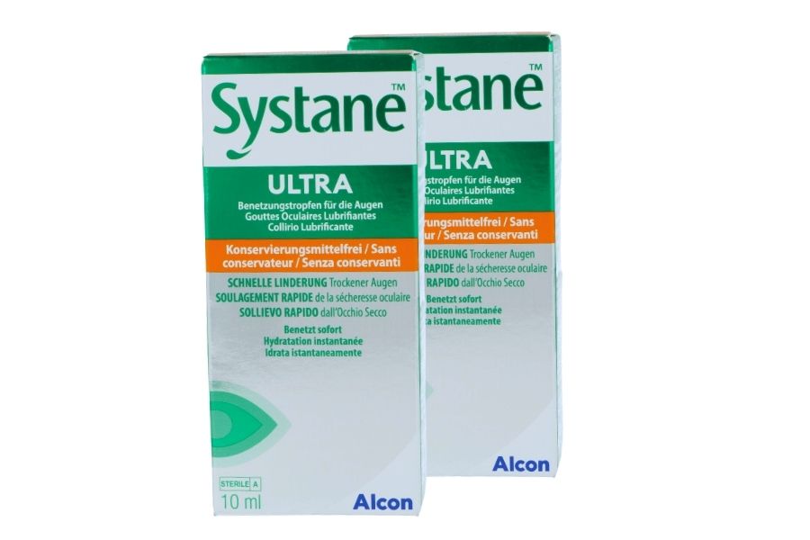 Systane Ultra 2 x 10 ml Augentropfen ohne Konservierungsstoffe von Alcon